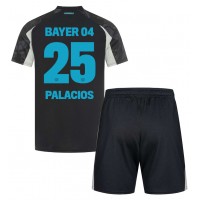 Fotballdrakt Barn Bayer Leverkusen Exequiel Palacios #25 Tredjedraktsett 2024-25 Kortermet (+ Korte bukser)